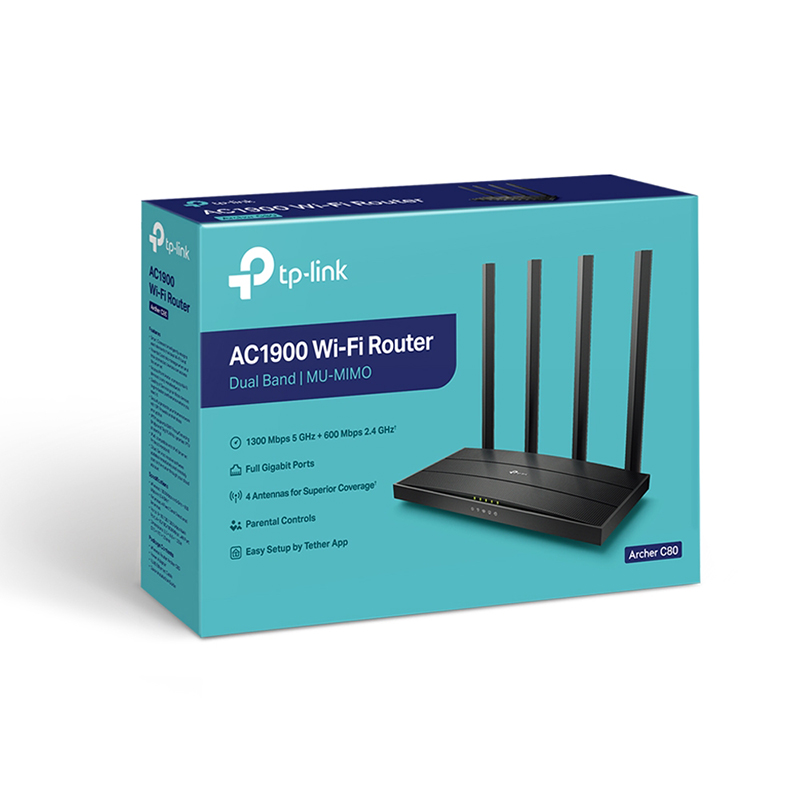 جعبه روتر بیسیم تی پی لینک مدل Archer C80